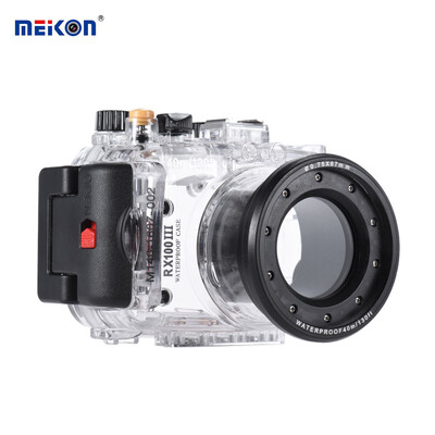 

MEIKON SY-15 40m 130ft Underwater Waterproof Camera Housing Transparent Waterproof Camera Case for Sony RX100 III