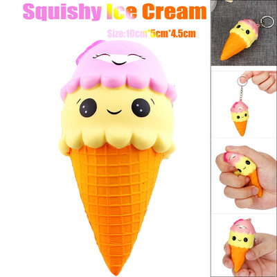 

Siaonvr Squee Squishy Ice Cream Slow Rising Scented Relieve Stress Toy Gifts