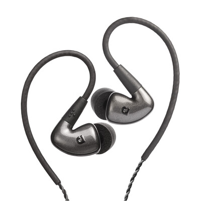 

AUDIOFLY AF140 MK2 hybrid 3 drive unit moving iron in-ear HiFi music headphones subwoofer in-ear headphones MMCX replacement wire headset gun metal color