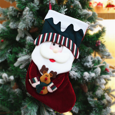 

Gobestart Christmas Decoration Pendant Christmas Decoration Candy Bag Santa Socks Bag