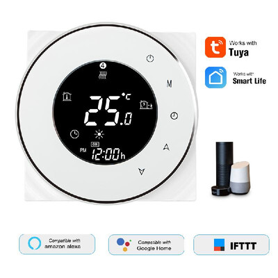 

THP6000-UHPW Electric Heating Thermostat Smart WiFi Digital Temperature Controller TuyaSmartLife APP Control Backlit LCD Display