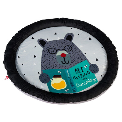 

Fenced Kids Activity Play Mat Baby Playmat Round Rug Carpet For Floor Playing Crawling Tummy Time Teepee Tent Playhouse Home Bedro