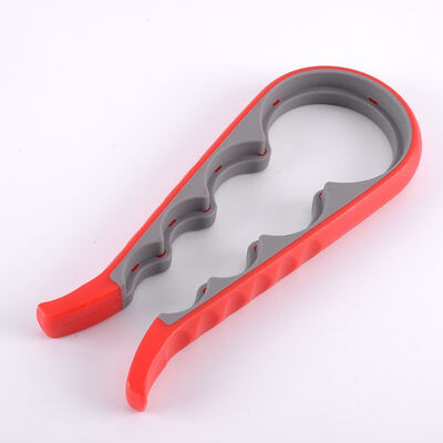

1Pc 4 in 1 Soft Rubber Non-slip Bottle Opener Creative Multi-function Bottle Opener Kitchen Tools