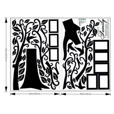 

3D DIY Photo Tree PVC Wall Decals Adhesive Wall Stickers Mural Art Home Decor Art Wall Poster Home Decor Bedroom Wallstick