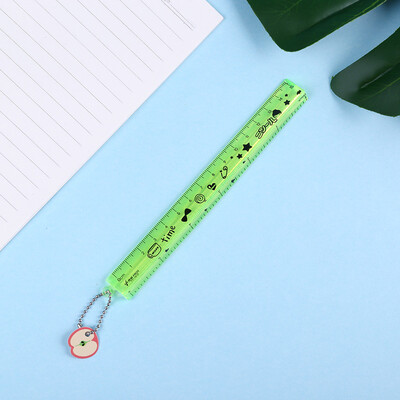 

Toponeto Clear Plastic Straight Ruler Plastic Measuring Tool for Student School Office