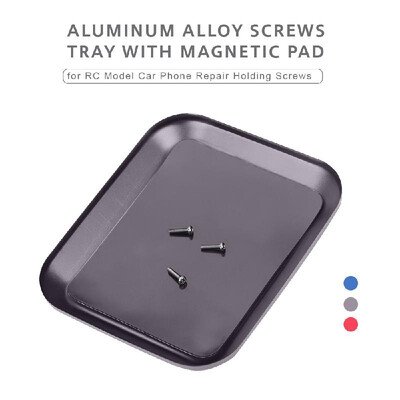 

Aluminum Alloy Screws Tray with Magnetic Pad for RC Model Phone Repair Holding Screws Traxxas Hsp Redcat Rc4wd Tamiya Axial Scx10