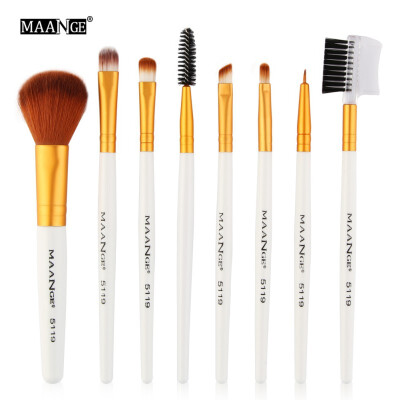 

New 8 Pcs Makeup Brushes Kit Blush Eye Shadow Eyeliner Eyebrow Brush Makeup Brushes Set Maquiagem Pincel Cosmetics Beauty Tool