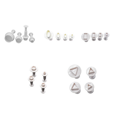 

4PCSSet Plastic Cake Molds Geometry Chocolate Sugar DIY Chocolate Molds Cakes Decorative Fondant Mould