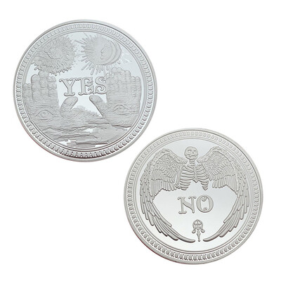 

Creative Yes Or No Make A Decision Coin Collection Love Gold Lightweight fashion Coins