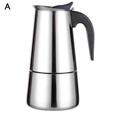 

100200300450ml Stainless Steel Filter Espresso Coffee Maker Pot Percolator
