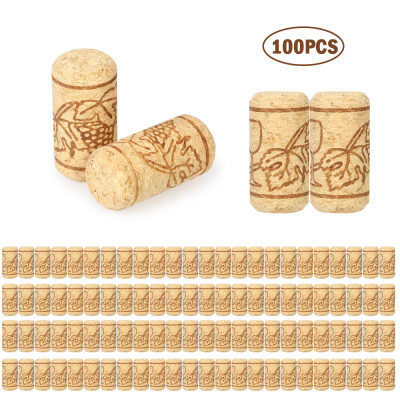 

100pcsset Wine Bottle Stopper 4422mm Set of 100pcs Red Wine Bottle Stopper Oak Red Wine Bottle Stopper Oak Wine Corks