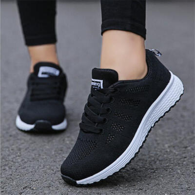 

QIAOJINGREN Woman casual shoes Breathable 2018 Sneakers Women New Arrivals Fashion mesh sneakers shoes women size 35-44