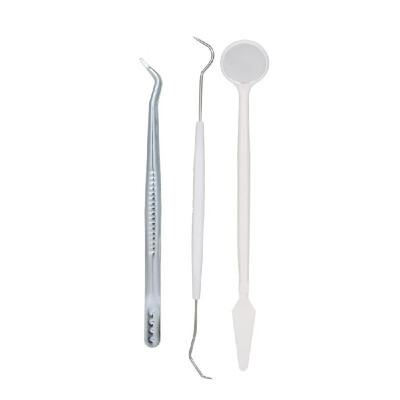

3PCS Dental Hygiene Kit Calculus Plaque Remover Set Dental Scaler&Mouth Mirror Instruments