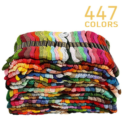 

200450Pcs Cotton DMC Multi Colors Cross Floss Stitch Thread Embroidery Sewing Skeins Home Arts & Crafts Art Accessories