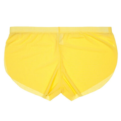 

Men Pajama Sides Split Shorts Sexy Low waist Ultra-thin Mens Sleeping Bottom Man Homewear Casual Sleep Bottom For Male