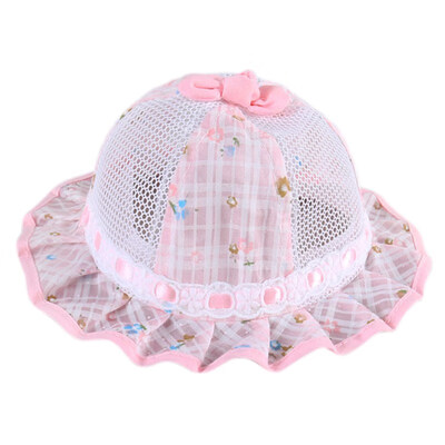 

Baby Hat Bowknot Summer Bucket Hats For Girls Toddler Hats Mesh Infant Sun Cap