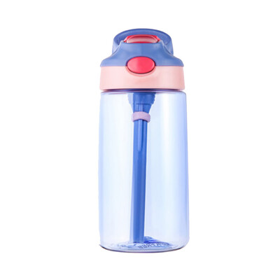 

Siaonvr Flip Led Straw Water Drink Bottle Sport Hydration Cycling Hiking Camping Tritan