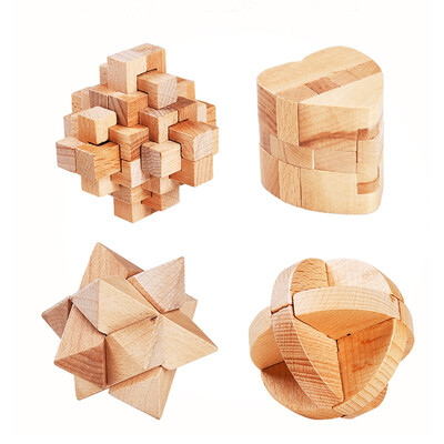 

Luban lock Kong Minglock geometry toys educational toys childrens gifts