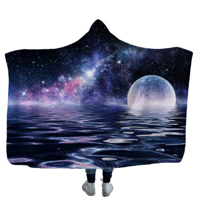 

Wearable Plush Hooded Blanket For Adults Kids Watching TV Reading Winter Warm Wearable Fleece Hoodie Throw Blankets