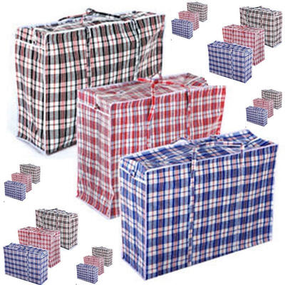 

Jumbo Laundry Bags Zipped Reusable Large Strong Shopping Storage Bag