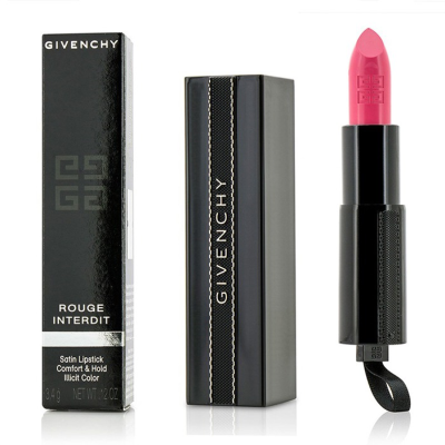 

GIVENCHY - Rouge Interdit Satin Lipstick - 21 Rose Neon 34g012oz