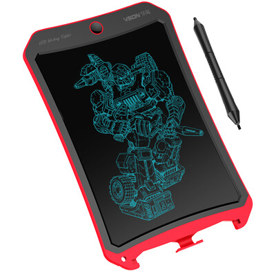 

Music written 9309 LCD tablet childrens drawing board electronic drawing board hand-painted plate draft board 85 inches bright red