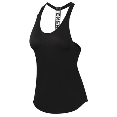 

New Women Girls Gym Yoga Vest Sportswear Sleeveless Backless Fitness Tights Run Sports Tank Tops