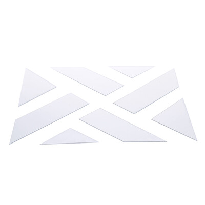 

Wall Paper Geometric Removable DIY 3D Acrylic Mirror Wall Decal Set Sticker Art Decals Mural for Home Decoration 30120cm Safe B2