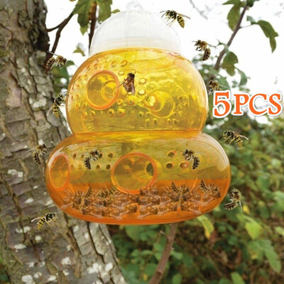 

52pcs Wasp Trap Fly Insect Trap Catcher Killer Repellent Trap Bee Catcher for Garden