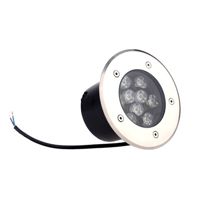 

12V-24V 9W LED Outdoor Ground Garden Path Floor Stair Underground Buried Yard Lamp Spot Landscape Light IP67 Waterproof