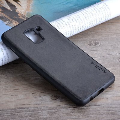 

Case for Samsung Galaxy A8 plus 2018 coque Luxury Vintage leather Skin covers for Samsung Galaxy A8 Plus 2018 phone case funda