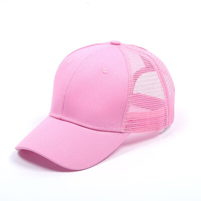 

2018 Glitter Ponytail Baseball Cap Women Snapback Hat Summer Messy Bun Mesh Hats Casual Adjustable Sport Caps Drop Shipping