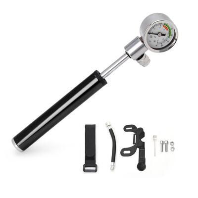 

210PSI Bike Manual Pump Bicycle Cycle Air Pressure Pump Tire Pump Portable Presta Schrader Valve Inflator