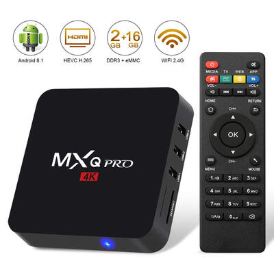 

Android 81 TV BoxLeelbox MXQ PRO Smart Android TV Box 2GB RAM 16GB ROM Quad Core Supporting 4K 60Hz Full H