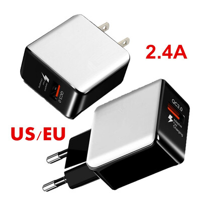 

Mzxtby Universal EU plug US plug 5V3A Quick Charge 30 USB Phone Charger 9V2A Quick USB Charger Travel Wall Charger Adapter