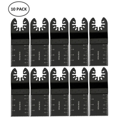 

2010PCS 34mm Carbon Steel Coarse Cutter Saw Blades Bi-metal Straight Wood Mix Oscillating Multitool Power Tool Kit