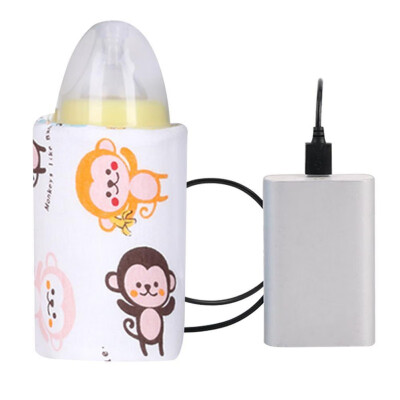

USB portable bottle Bag Warmers milk warmer infant feeding bottle heated cover thermostat food heater insulation