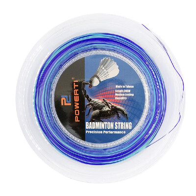 

600FT 07mm Bicolor Badminton String Colorful Bright Indoor Outdoor Badminton Training Racket String Resilient Replacement Badmint