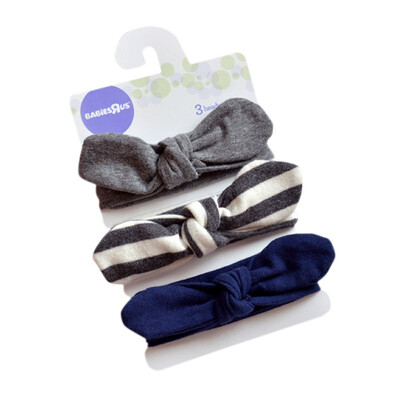 

Toddler Headband Turban Knot Head Wrap Girls Kids Baby Bow Hairband 3pcs Set