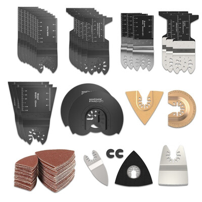 

Multi-tool 108 Piece Swing Attachment Saw Blade for Metal Wood