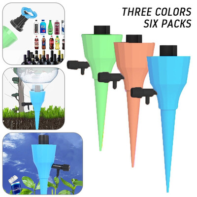 

2020 6PCS New Upgraded Plant Automatic Watering Tip with Slow Release Control Valve Switch Automatic Irrigation Drip Device