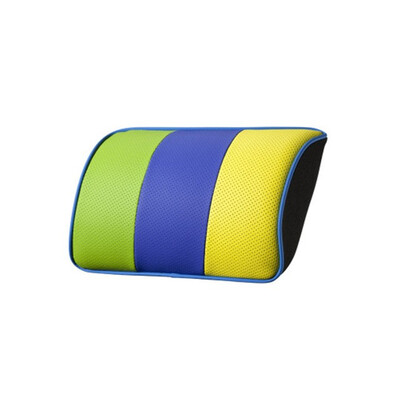 

2019 Brand New Arrival Car Neck Pillows Both Side PU Leather Single Headrest Fit For BMW Universal Filled Fiber Car Pillow 1Pc