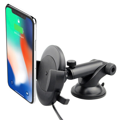 

Car wireless charger 5W10W intelligent fully compatible with all mobile phones universal wireless charging car navigation bracke