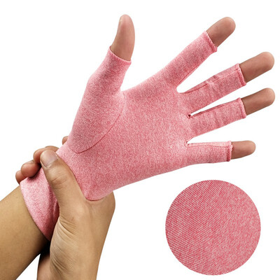 

Compression Gloves Winter Handwear Half Finger Lightweight Breathable Thermal Arthritis Recovery