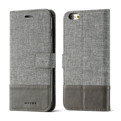 

Goowiiz Phone Case For Iphone 66s6 Plus6s Plus Fashion Canvas Leather Wallet Full package flip Holder Stand