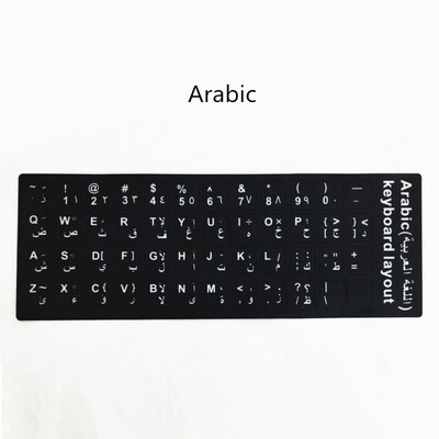 

Multi-language keyboard Sticker Trackpoint Caps with Russian Spanish French German