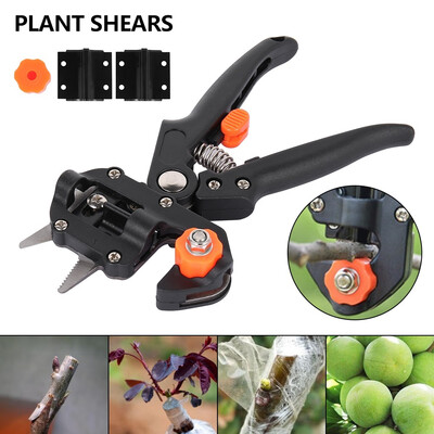 

New Grafting Machine Garden Tools with 3 Blades Chopper Tree Grafting Tools Secateurs Scissors Grafting KIT
