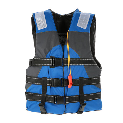 

​Lixada Outdoor Adult Lifesaving Life Jacket Flotation Device Work Vest Clothing Swimming Marine Life Jackets Safety Survival Suit