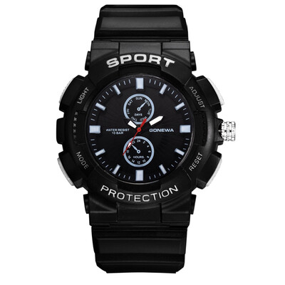 

GON039 Men Silicon Band Analog Quartz Sport Watch