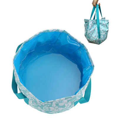 

PolarFire Outdoor Camping Travel Supplies 12L Portable Folding Waterproof Wash Basin Fishing Tub